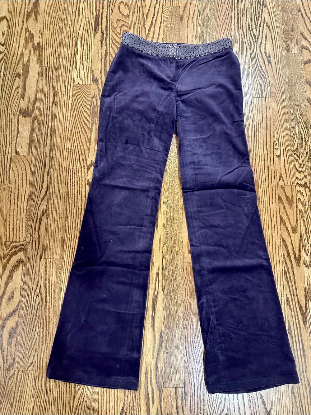 Laundry by Shelli Segal Velvet Flare Pants